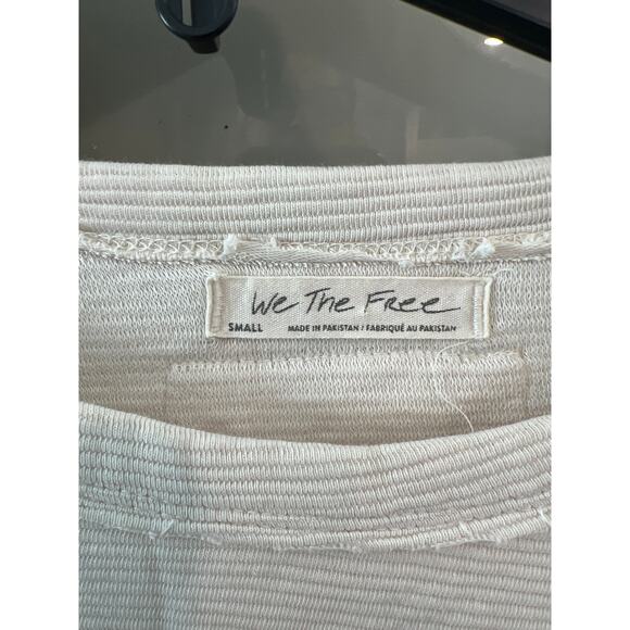 We The Free Free People size small cream colored sweatshirt - Picture 3 of 3